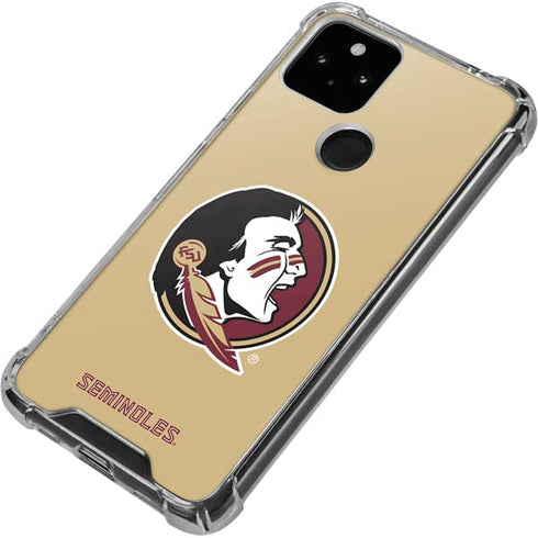 Florida State FSU Seminoles Logo Google Pixel 5 Clear Case